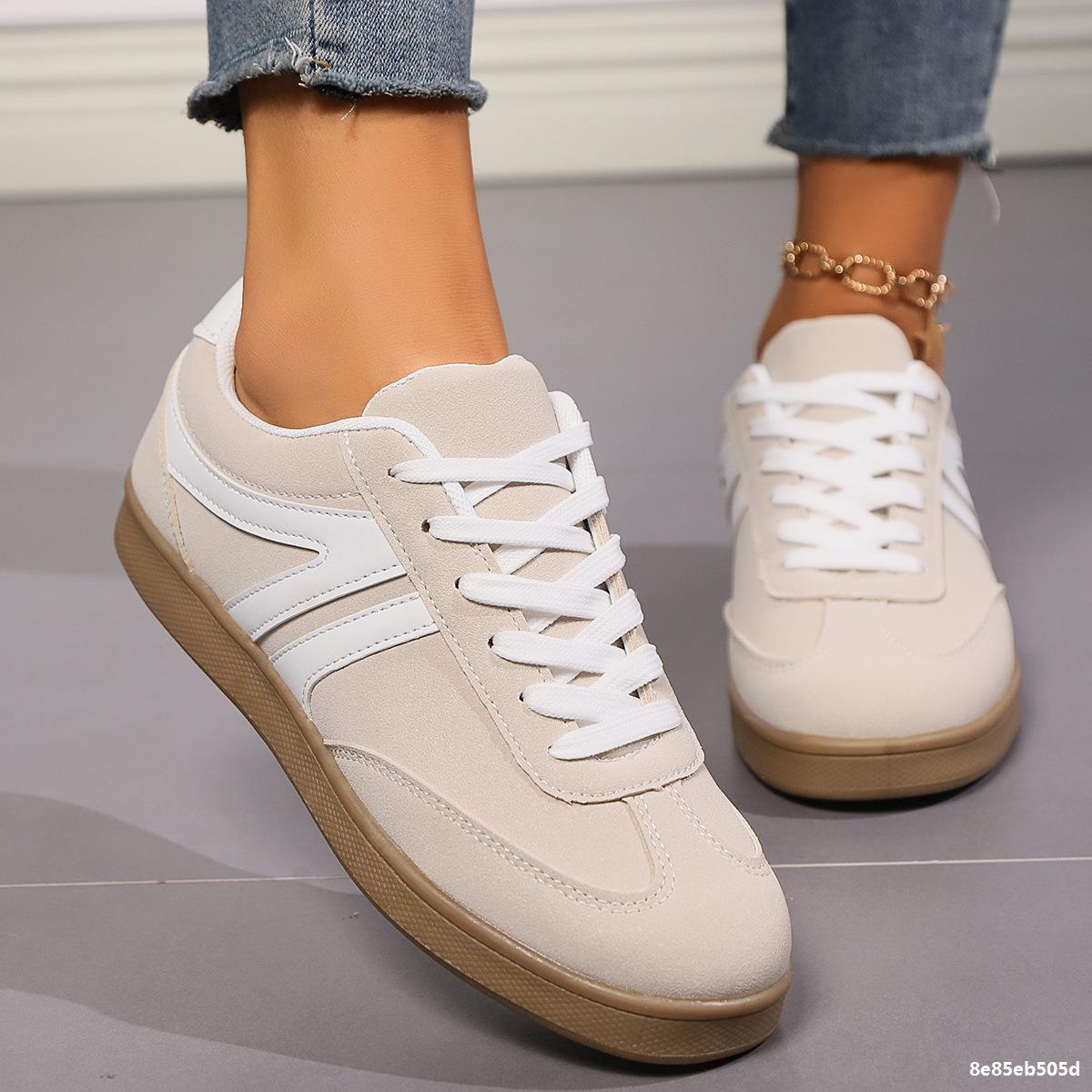 Lace-Up Shoes with Round Toe and PU Upper Material | Ideal for All Seasons