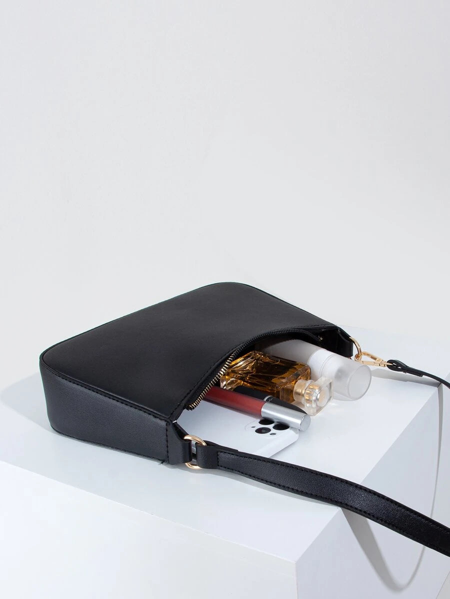 Irene – Minimalist Zipper Shoulder Bag for College Students