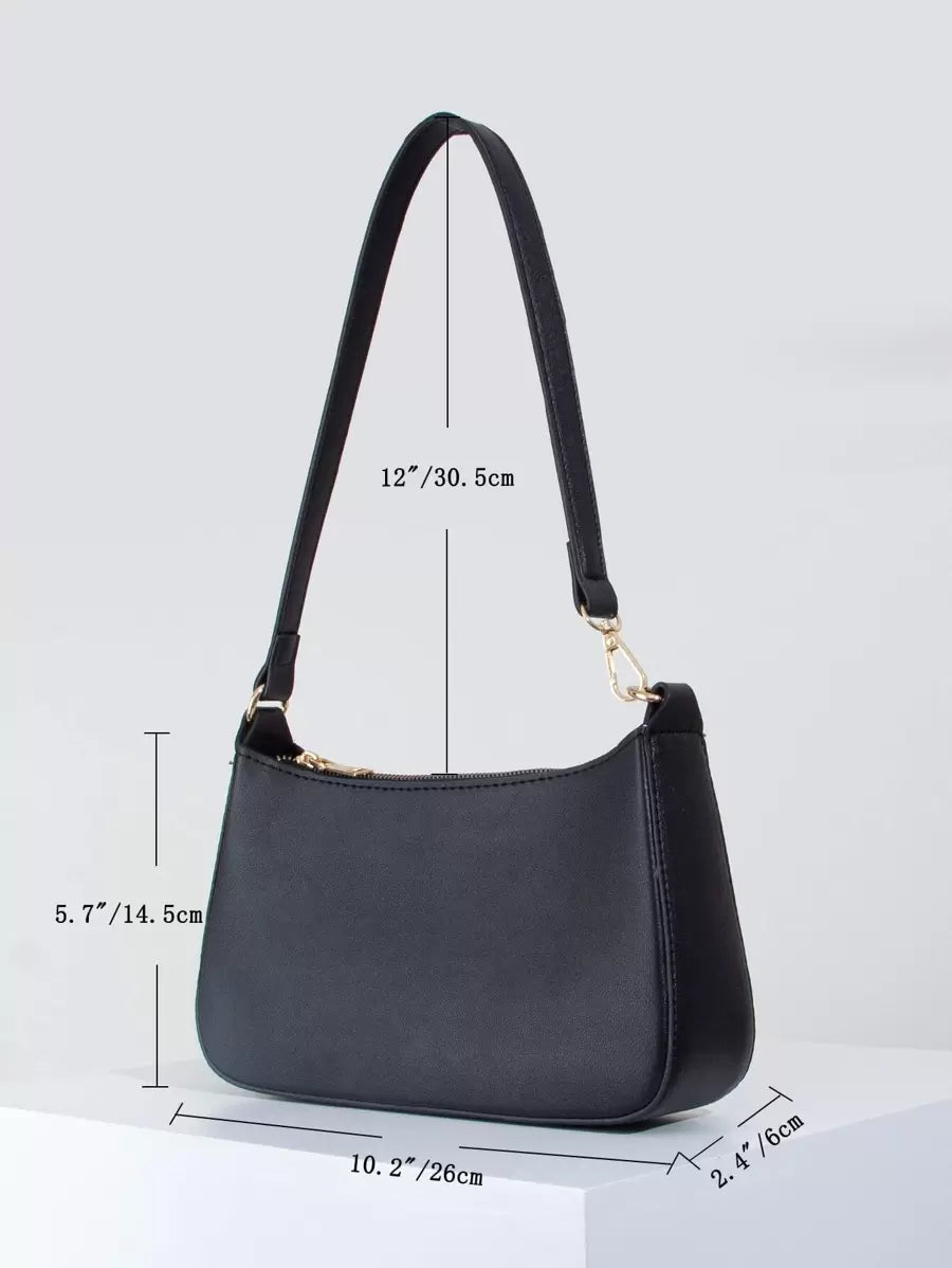 Irene – Minimalist Zipper Shoulder Bag for College Students