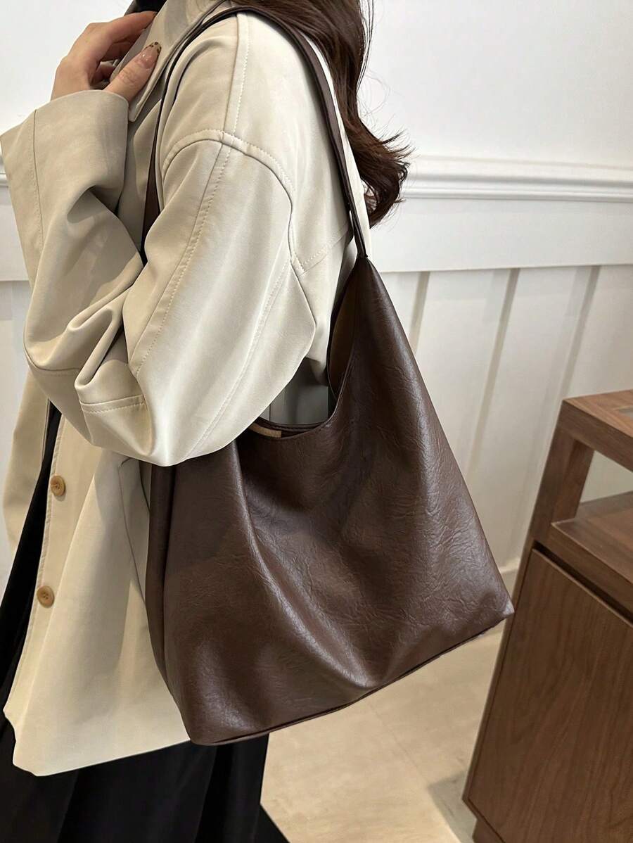 Irene – Solid Color 2-in-1 Commuter Shoulder Bag