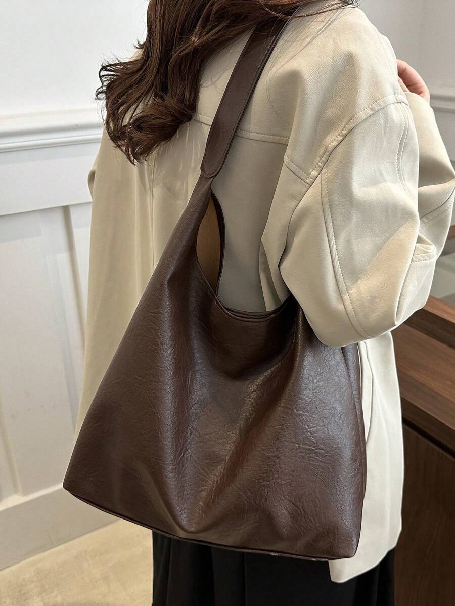 Irene – Solid Color 2-in-1 Commuter Shoulder Bag