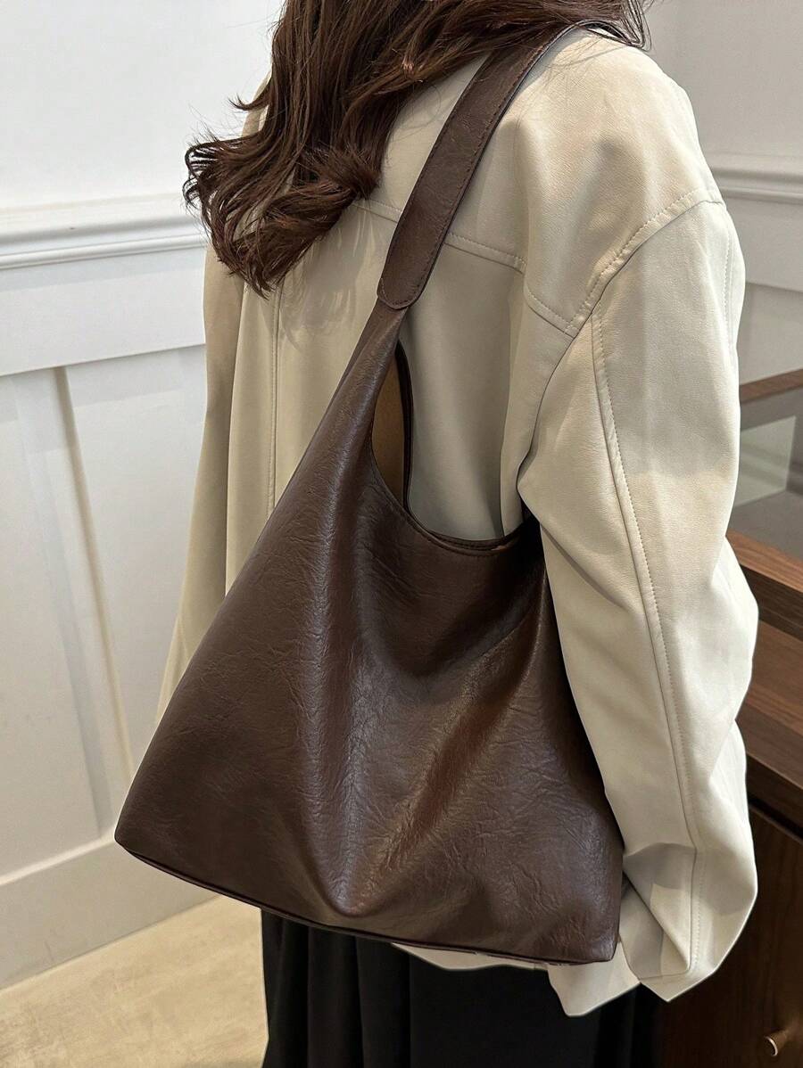 Irene – Solid Color 2-in-1 Commuter Shoulder Bag