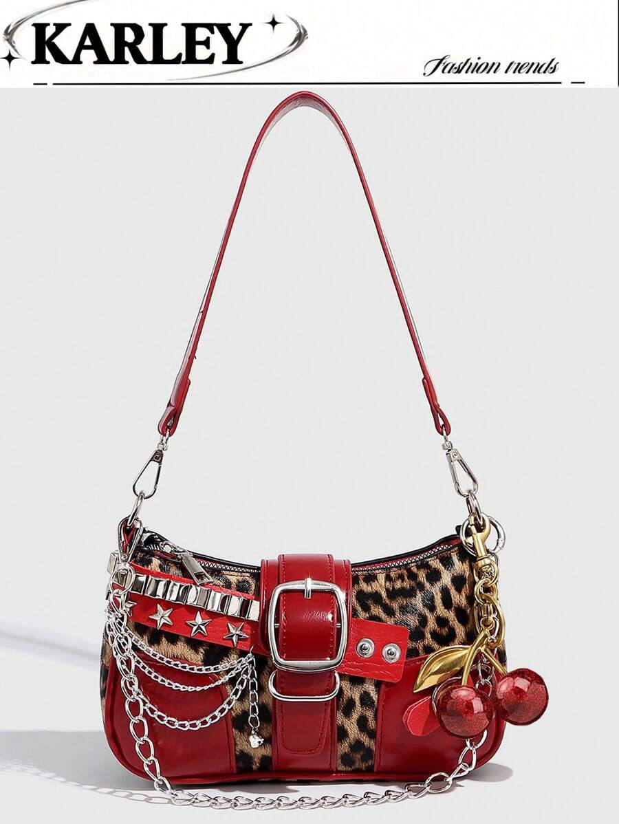 Irene – Star & Moon Chain Crossbody Bag
