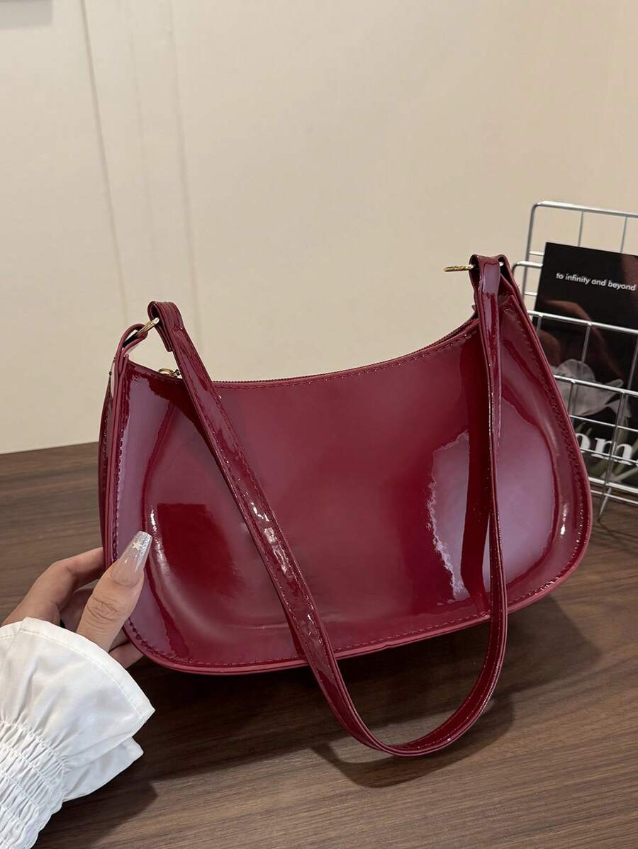 Irene – Minimalist Faux Leather Shoulder Bag