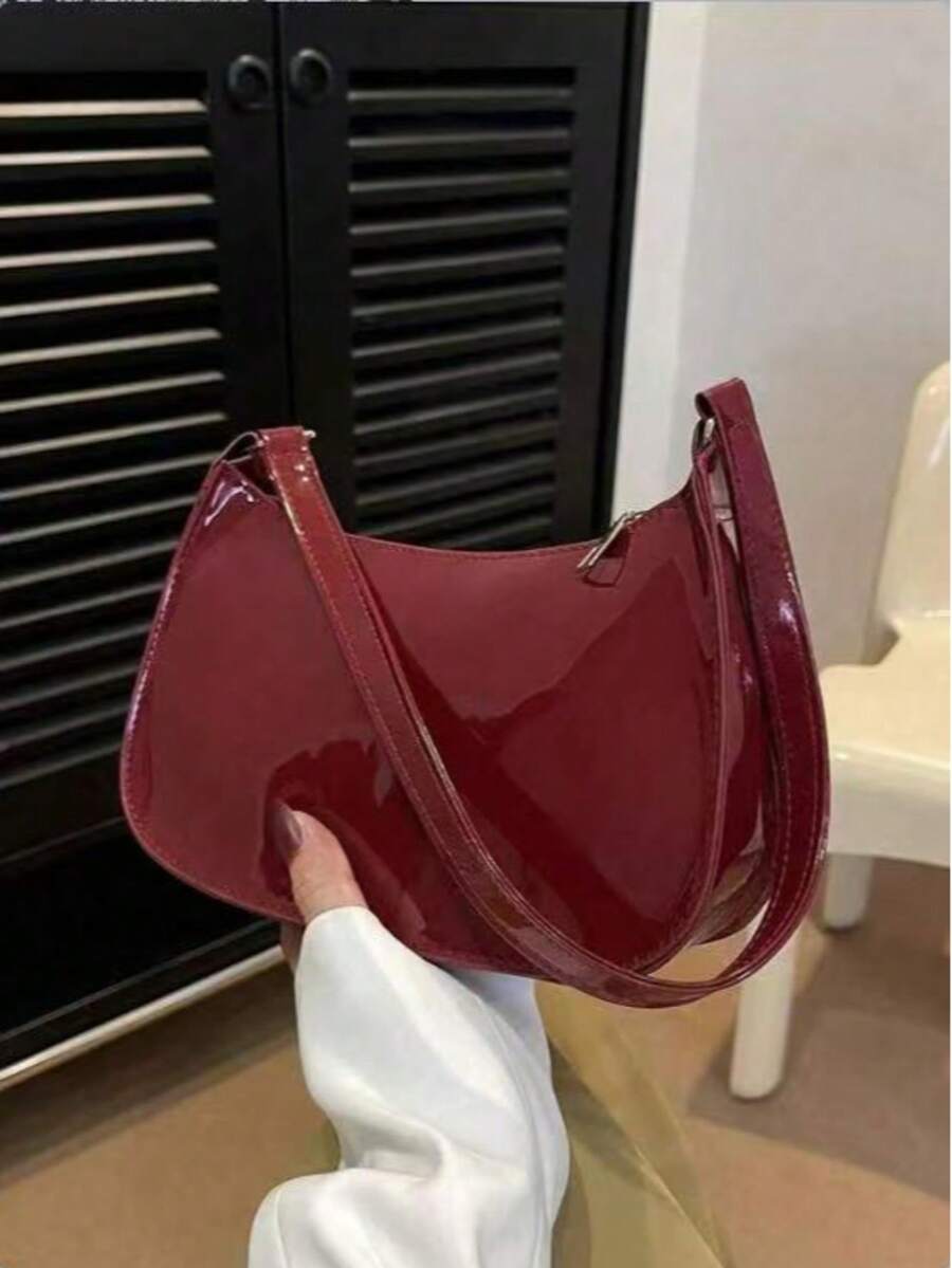 Irene – Minimalist Faux Leather Shoulder Bag