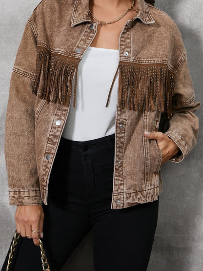 Elegant Women's Jacket with Notched Lapel | Ideal for Autumn
