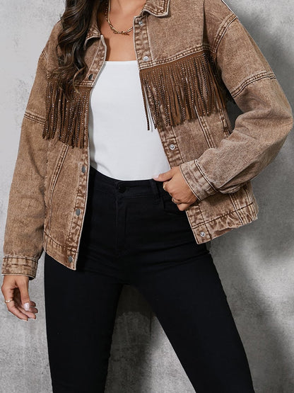 Elegant Women's Jacket with Notched Lapel | Ideal for Autumn