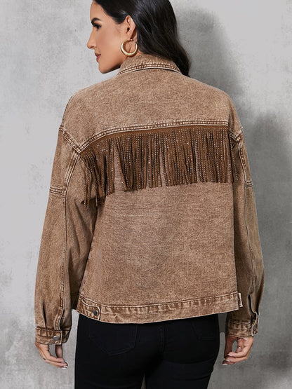 Elegant Women's Jacket with Notched Lapel | Ideal for Autumn