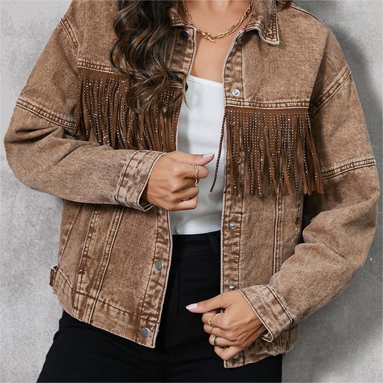 Elegant Women's Jacket with Notched Lapel | Ideal for Autumn