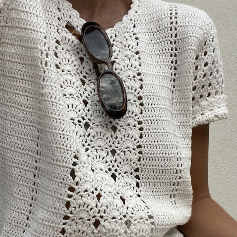 Jacquard Knit Two-Piece Set with Embossed Detail | Ideal for Autumn and Winter