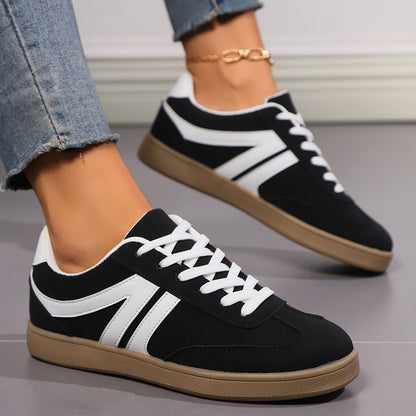 Lace-Up Shoes with Round Toe and PU Upper Material | Ideal for All Seasons